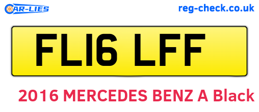 FL16LFF are the vehicle registration plates.