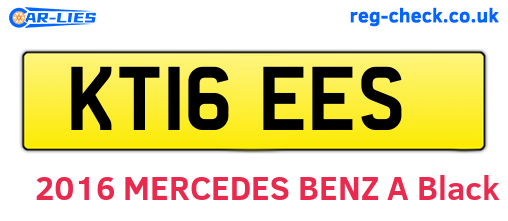 KT16EES are the vehicle registration plates.