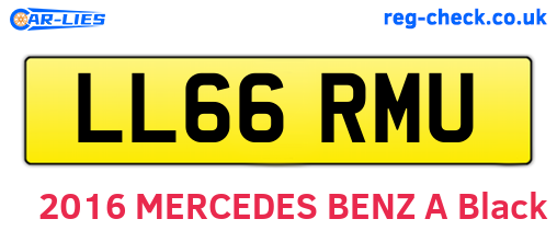 LL66RMU are the vehicle registration plates.