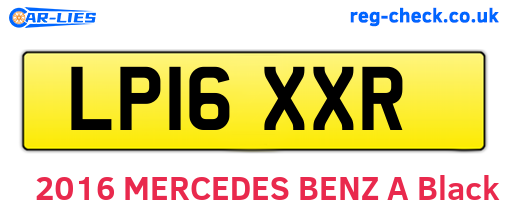 LP16XXR are the vehicle registration plates.