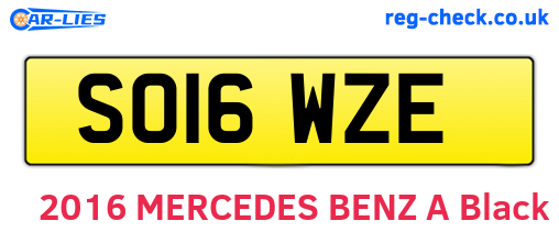 SO16WZE are the vehicle registration plates.