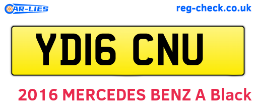 YD16CNU are the vehicle registration plates.