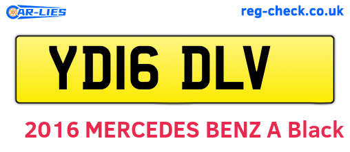 YD16DLV are the vehicle registration plates.