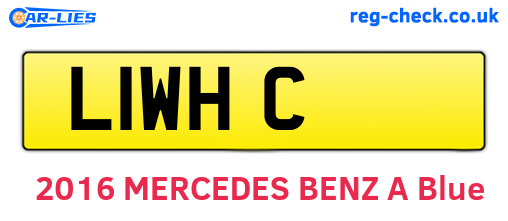 L1WHC are the vehicle registration plates.