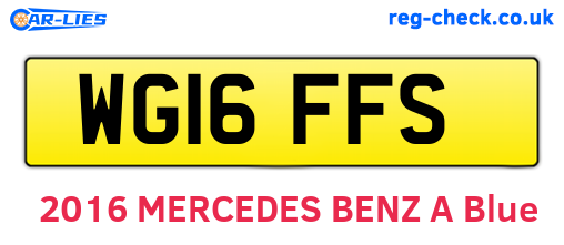 WG16FFS are the vehicle registration plates.