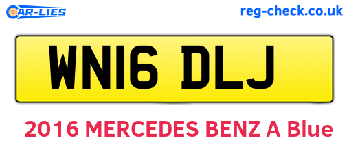 WN16DLJ are the vehicle registration plates.