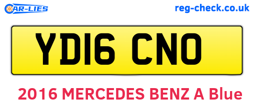 YD16CNO are the vehicle registration plates.
