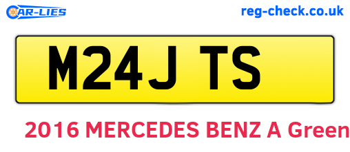 M24JTS are the vehicle registration plates.