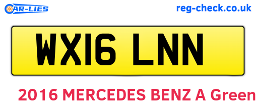 WX16LNN are the vehicle registration plates.