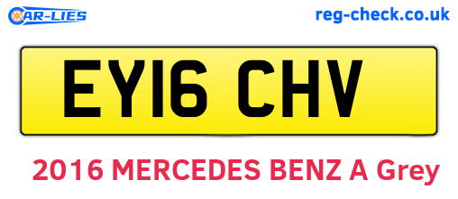 EY16CHV are the vehicle registration plates.