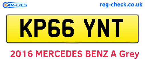 KP66YNT are the vehicle registration plates.