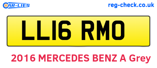 LL16RMO are the vehicle registration plates.