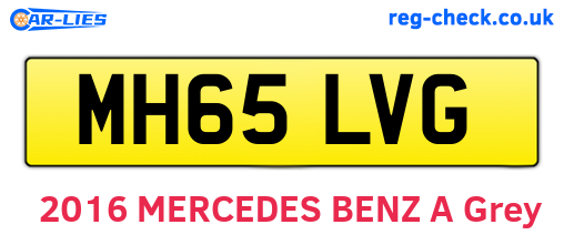 MH65LVG are the vehicle registration plates.