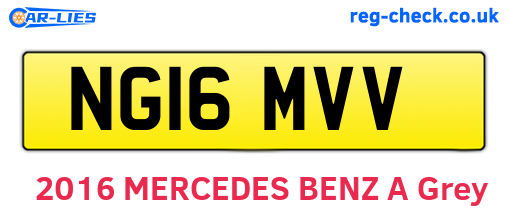 NG16MVV are the vehicle registration plates.