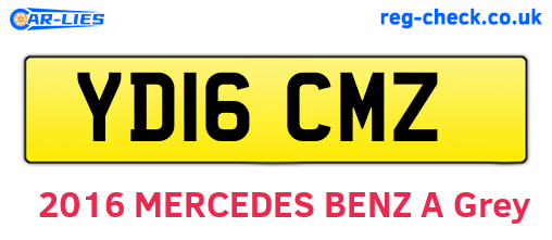 YD16CMZ are the vehicle registration plates.