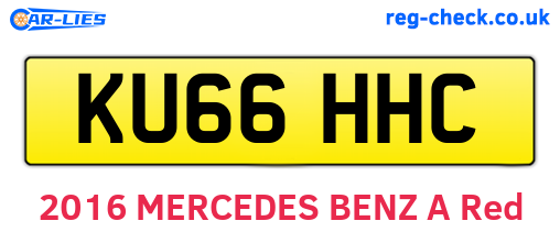 KU66HHC are the vehicle registration plates.