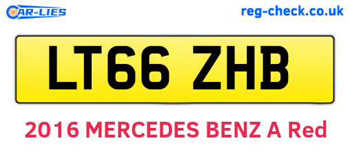 LT66ZHB are the vehicle registration plates.