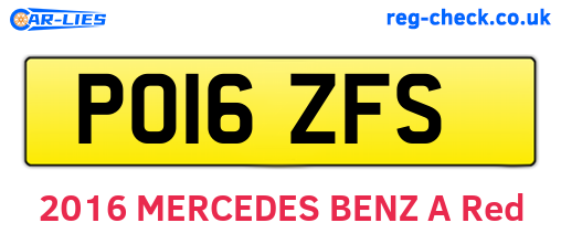 PO16ZFS are the vehicle registration plates.
