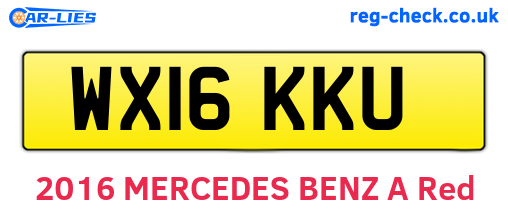 WX16KKU are the vehicle registration plates.