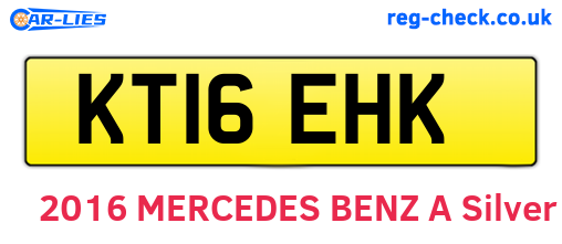 KT16EHK are the vehicle registration plates.