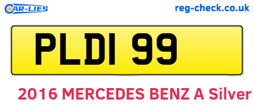 PLD199 are the vehicle registration plates.