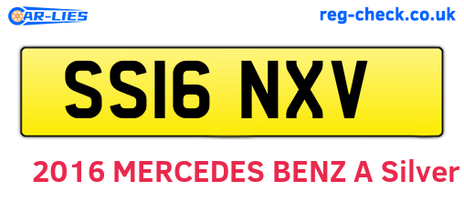 SS16NXV are the vehicle registration plates.