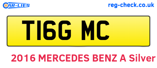 T16GMC are the vehicle registration plates.