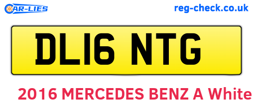 DL16NTG are the vehicle registration plates.