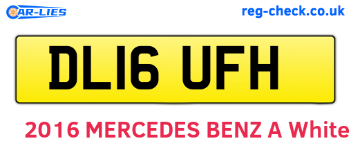 DL16UFH are the vehicle registration plates.