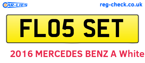 FL05SET are the vehicle registration plates.