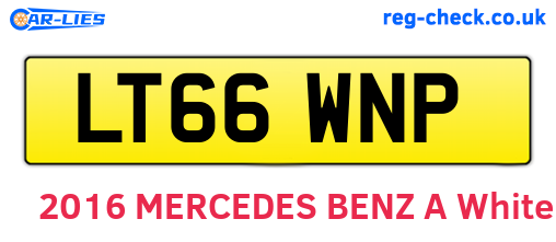 LT66WNP are the vehicle registration plates.
