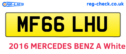 MF66LHU are the vehicle registration plates.
