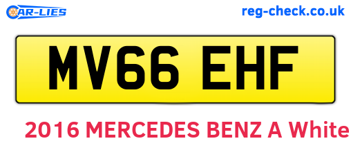 MV66EHF are the vehicle registration plates.
