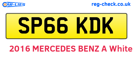 SP66KDK are the vehicle registration plates.