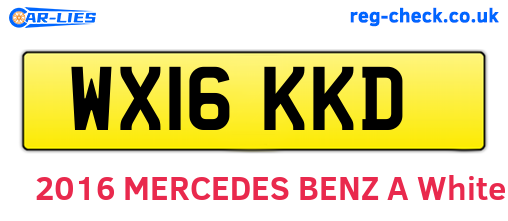 WX16KKD are the vehicle registration plates.