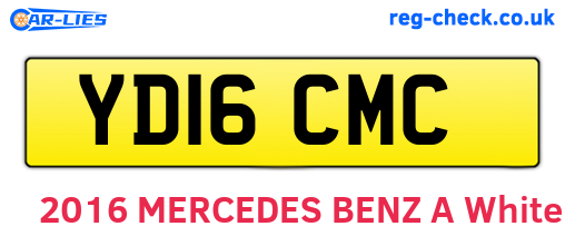 YD16CMC are the vehicle registration plates.