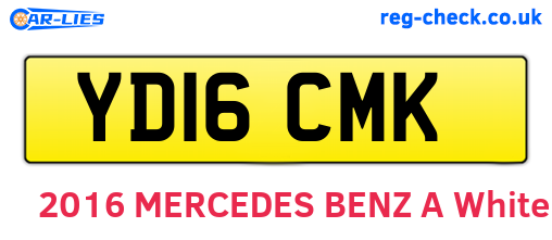 YD16CMK are the vehicle registration plates.