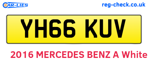 YH66KUV are the vehicle registration plates.