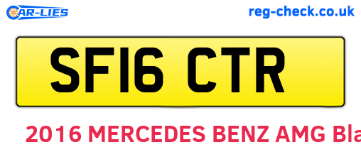 SF16CTR are the vehicle registration plates.