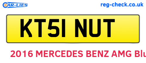 KT51NUT are the vehicle registration plates.
