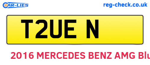 T2UEN are the vehicle registration plates.