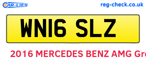 WN16SLZ are the vehicle registration plates.