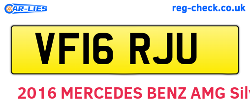 VF16RJU are the vehicle registration plates.