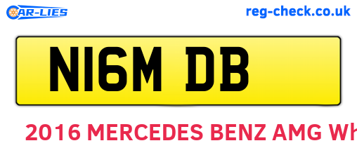 N16MDB are the vehicle registration plates.