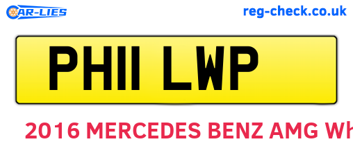 PH11LWP are the vehicle registration plates.