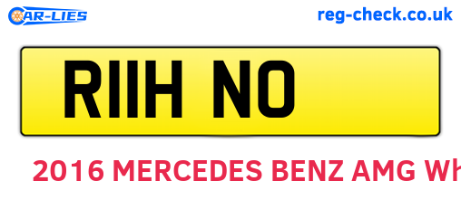 R11HNO are the vehicle registration plates.