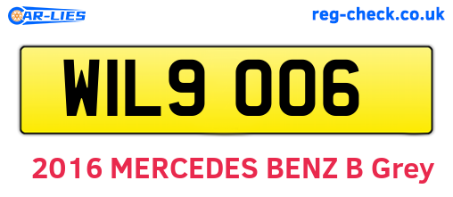 WIL9006 are the vehicle registration plates.