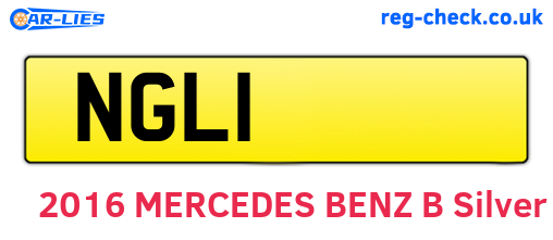 NGL1 are the vehicle registration plates.