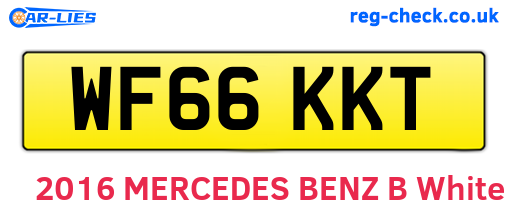 WF66KKT are the vehicle registration plates.