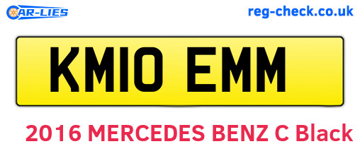 KM10EMM are the vehicle registration plates.